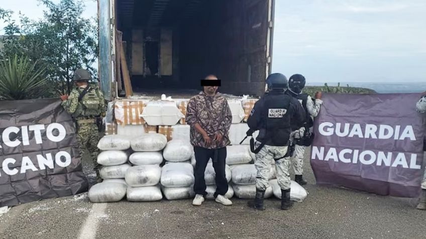 Millonario decomiso: Capturan en Baja California a chofer con droga valuada en 319mdp