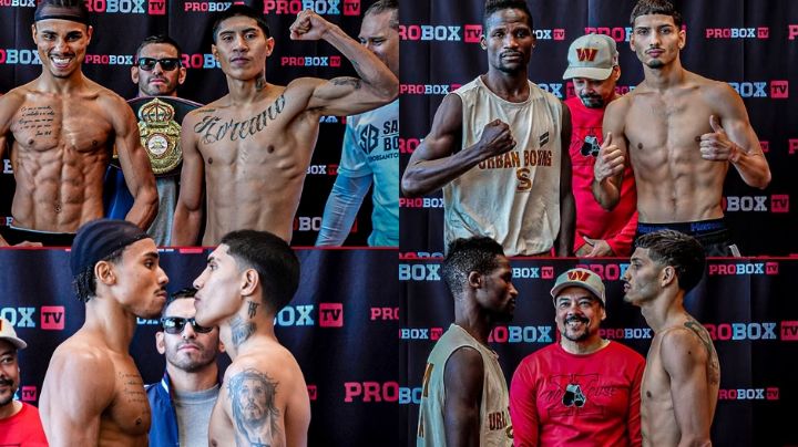 El cajemense 'Koreano' Torres y el brasileño Jonhatan Cardoso superan la báscula