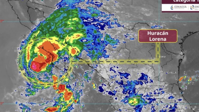 Huracán 'Lorena' impacta a Sonora: Así estará el clima este jueves 4 de septiembre