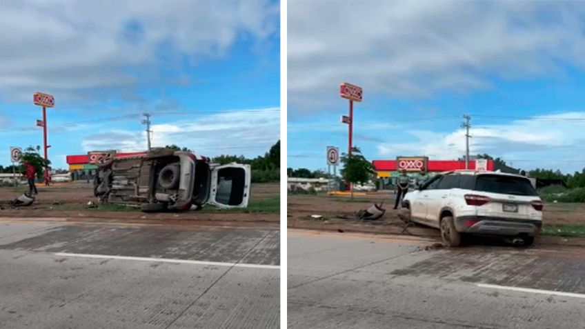 Volcadura grave en tramo Ciudad Obregón–Esperanza deja un lesionado y daños considerables