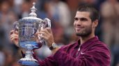 Foto ilustrativa de la nota titulada: Alcaraz vence a Sinner en la final del US Open y regresa al número uno del ranking