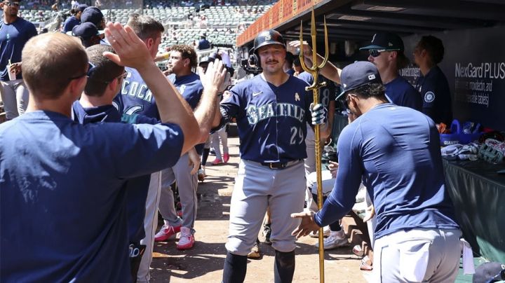 Raleigh encabeza paliza de los Mariners sobre los Braves con su jonrón 53