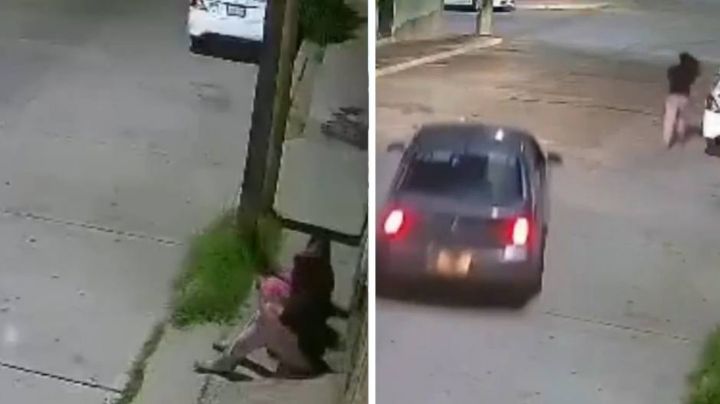 Captan en VIDEO supuesto intento de 'levantón' a jóvenes en Aguascalientes; esto se sabe