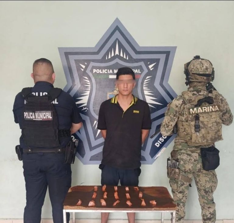 El sujeto fue identificado como Rafael Enrique 'N', de 28 años de edad