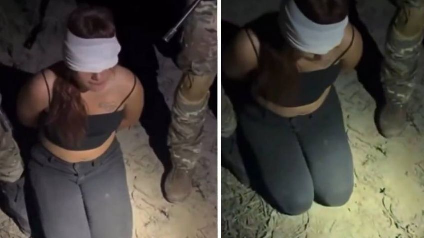 (VIDEO) Sicarios del Cártel del Golfo 'levantan' e interrogan a una mujer en San Luis Potosí