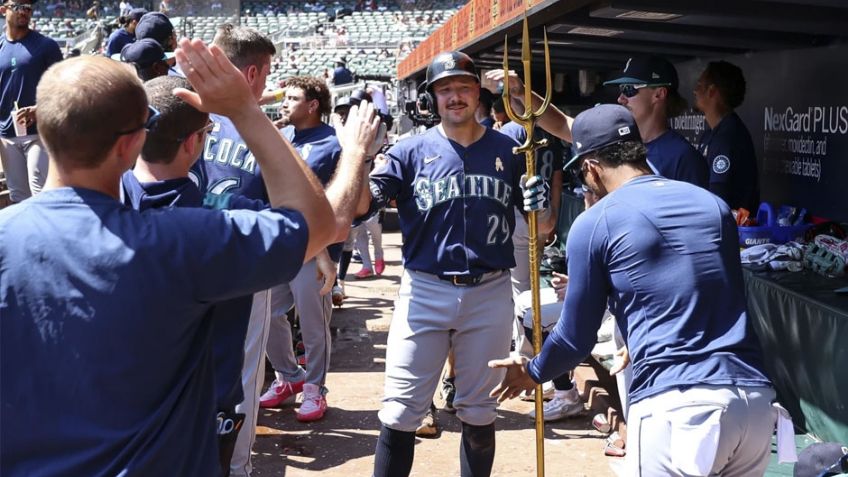 Raleigh encabeza paliza de los Mariners sobre los Braves con su jonrón 53