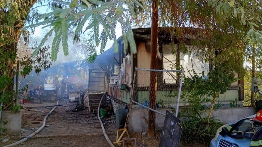 Tragedia en Sonora: Adulta mayor muere durante voraz incendio en su vivienda; no logró salir