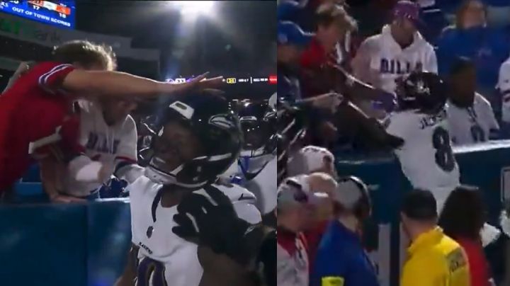 ¡Vetado de por vida! NFL anuncia sanción para aficionado que agredió a jugadores de Ravens