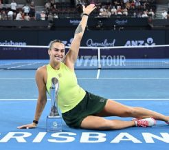 Sabalenka se corona en Brisbane y se declara lista para el Abierto de Australia