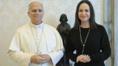 Foto ilustrativa de la nota titulada: El Papa León XIV se reúne en el Vaticano con la líder opositora de Venezuela María Corina Machado
