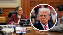 Foto que representa a Sheinbaum y Trump sostienen llamada telefónica, cae director que filtró movimientos de Manzo y más en Top 3 México