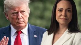 Foto que representa a Presidente de Estados Unidos, Donald Trump, se reunirá con María Corina Machado en la Casa Blanca