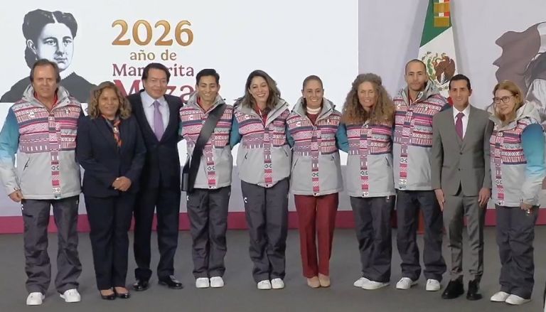 Atletas mexicanos, listos para representar a México en los Olímpicos de Invierno 2026. Foto: Gobierno de México