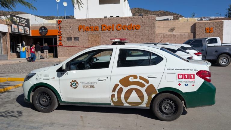 Protección Civil presente en el lugar de los hechos