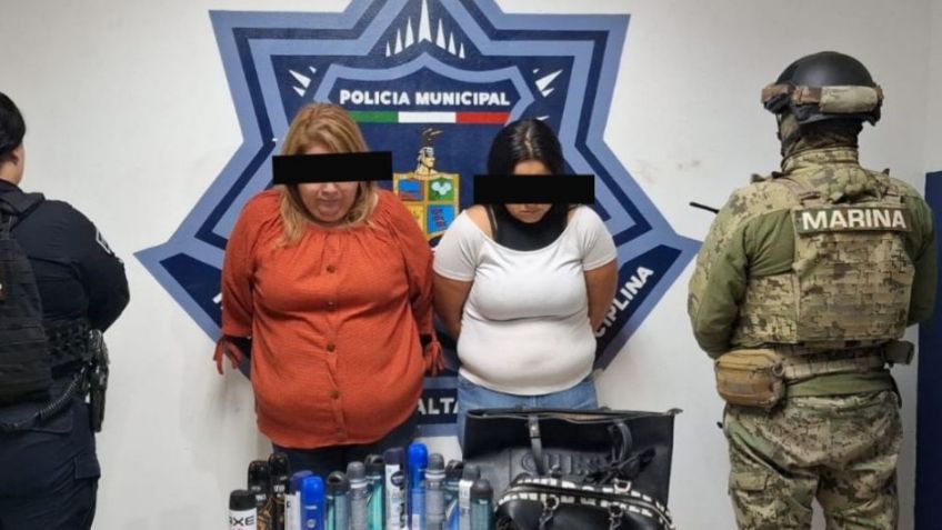 Por robar desodorantes y maquillaje, dos mujeres son detenidas en Ciudad Obregón; caen tres más por narcomenudeo
