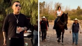 Foto que representa a Christian Nodal festeja su cumpleaños y recibe de Ángela Aguilar un regalo que acaparó miradas (VIDEO)