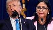 Foto ilustrativa de la nota titulada: Donald Trump cataloga como "fantástica" a Delcy Rodríguez tras hablar con ella por teléfono