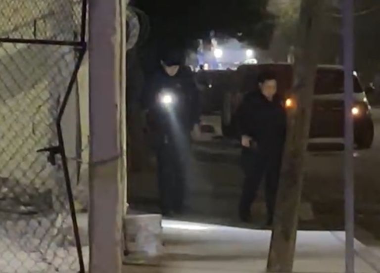 Las autoridades revisaron el sitio para la recolección de evidencia