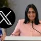 Venezuela vuelve a X: Delcy Rodríguez anuncia el regreso a la plataforma tras el bloqueo en 2024