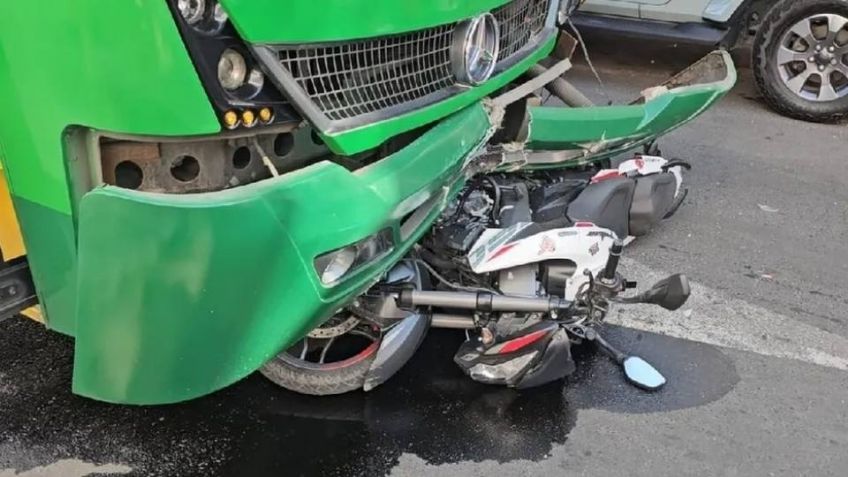 Camión atropella a pareja de motociclistas en Guadalajara; una embarazada resulta lesionada