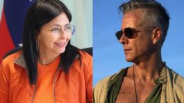 Foto que representa a Fernando Carrillo revela que está dispuesto a reconquistar a Delcy Rodríguez: "Es el amor de mi vida"