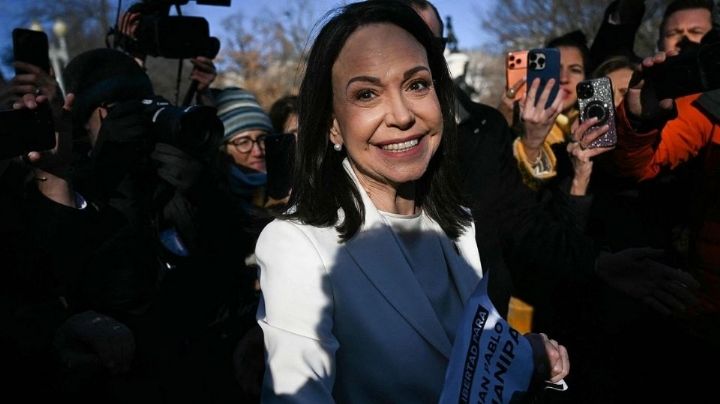 María Corina Machado califica de "excelente" su reunión con Trump en Washington