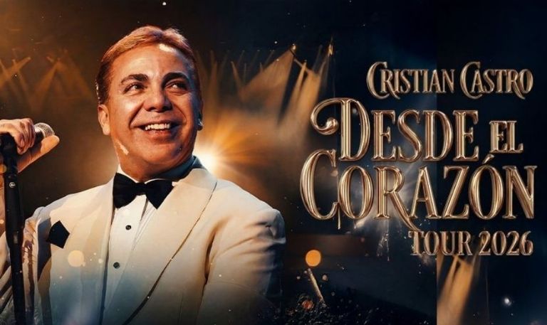 CCristian Castro regresa al Auditorio Nacional en marzo de 2026 como parte de su gira 'Desde el corazón'