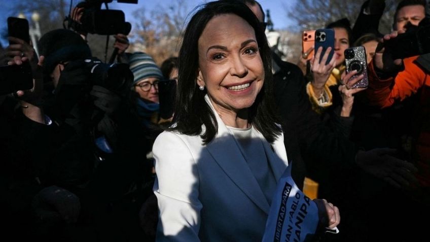 María Corina Machado califica de "excelente" su reunión con Trump en Washington