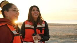 Foto que representa a Supervisan avances en obras del Malecón de Playa El Cochórit y Malecón de Huatabampito en Sonora