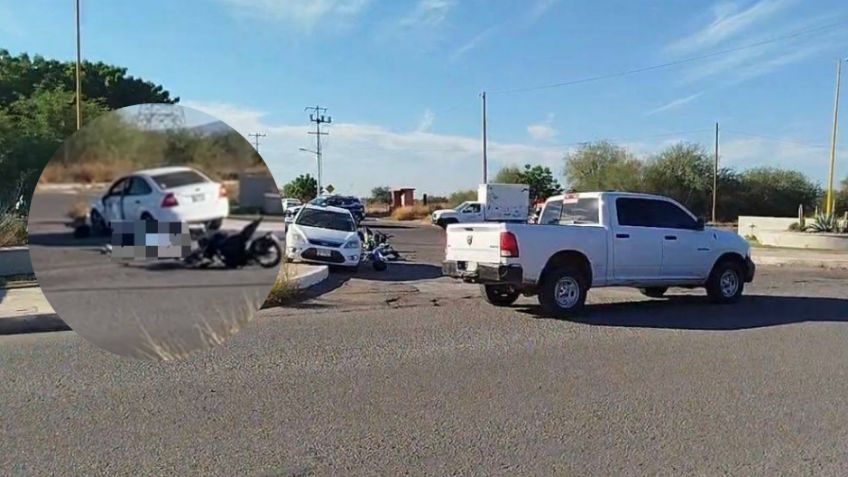 Tragedia en Ciudad Obregón: Motociclista pierde la vida tras FUERTE CHOQUE; no respetó el alto