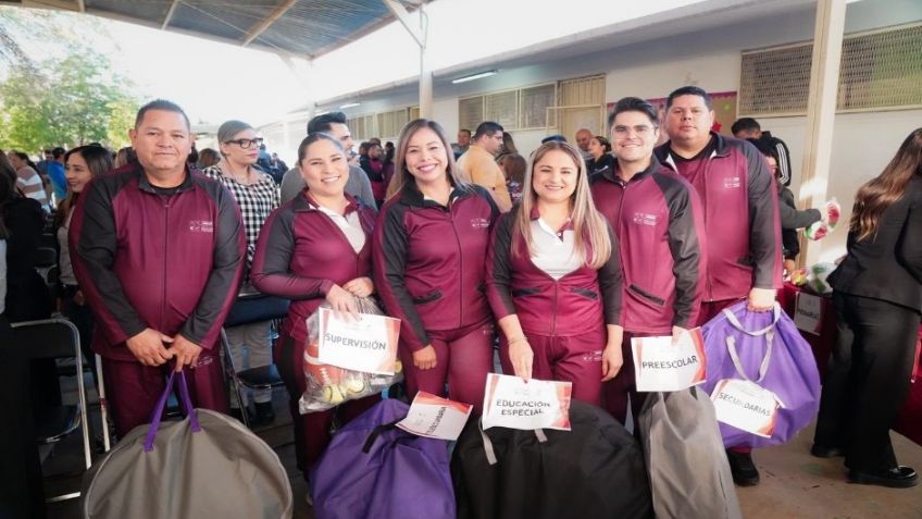 SEC Sonora entrega material didáctico y deportivo a docentes de Educación Física