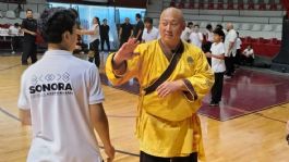Foto que representa a GM Shi Yanxu traslada la esencia del kung fu a Sonora: "No es en un entrenamiento, es un estilo de vida"