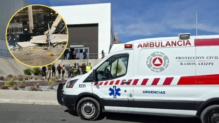 Se desploma avioneta sobre nave industrial en Ramos Arizpe, Coahuila; pareja viajaba a bordo