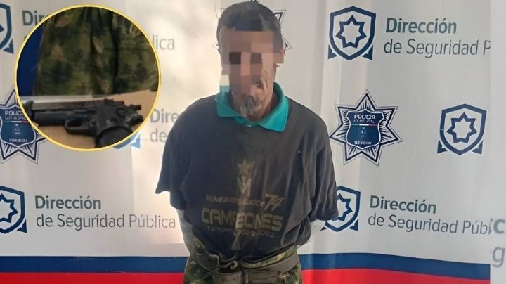 Detienen a hombre por alterar el orden y amenazar con pistola de juguete a civiles en Coahuila