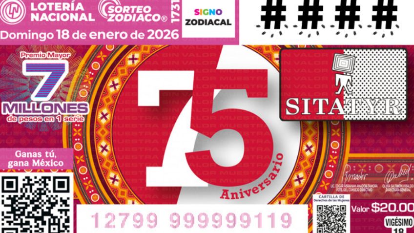 Lista COMPLETA de GANADORES Sorteo Zodiaco No. 1731 de Lotería Nacional, HOY domingo 18 de ENERO