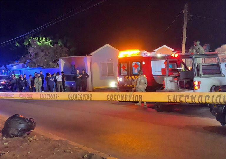 La escena del crimen quedó bajo resguardo de autoridades