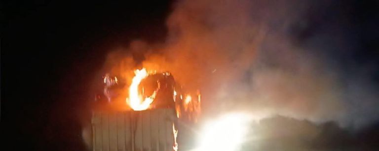 Se reportaron algunos incendios 