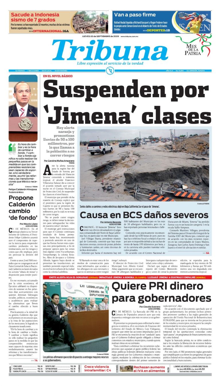 60 años, 60 historias: El fuerte golpe de 'Jimena' al sur de Sonora