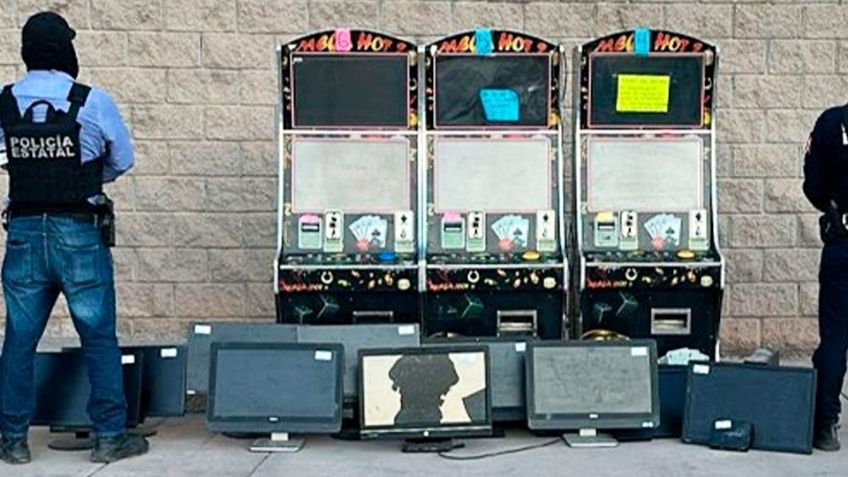 Autoridades catean casa en Hermosillo y decomisan máquinas tragamonedas y equipo cómputo