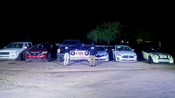 Los tenían ocultos en inmueble: Recuperan seis vehículos robados en carretera a SLRC-Sonoyta