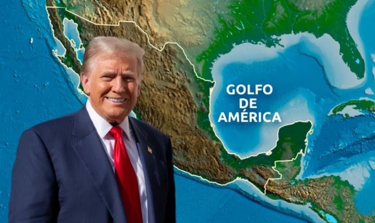 “Iba a llamarlo Golfo de Trump”, bromea presidente de Estados Unidos con poner su nombre al golfo de México