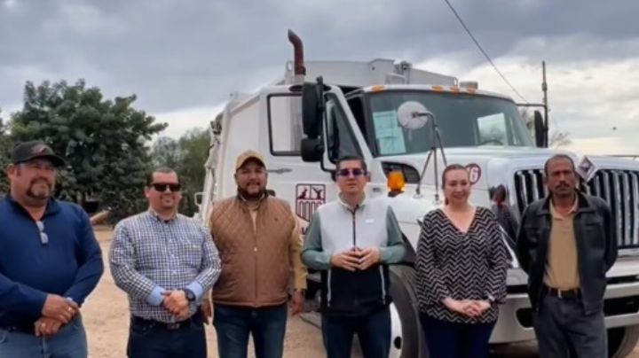 Servicios Públicos en Navojoa refuerza su parque vehicular con nuevo camión recolector de basura