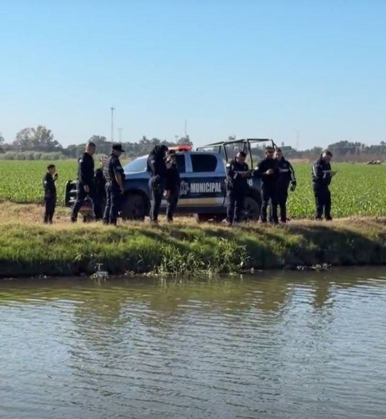 Terrorífico hallazgo: Localizan cuerpo sin vida flotando en canal del Valle del Yaqui; presentaba signos de violencia
