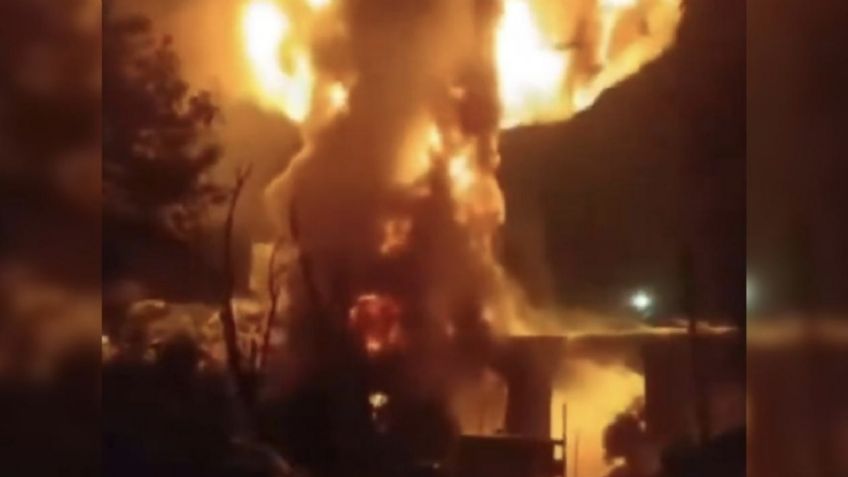 (FUERTE VIDEO) Accidente y EXPLOSIÓN de pipa paraliza la Autopista México–Tuxpan: Esto se sabe