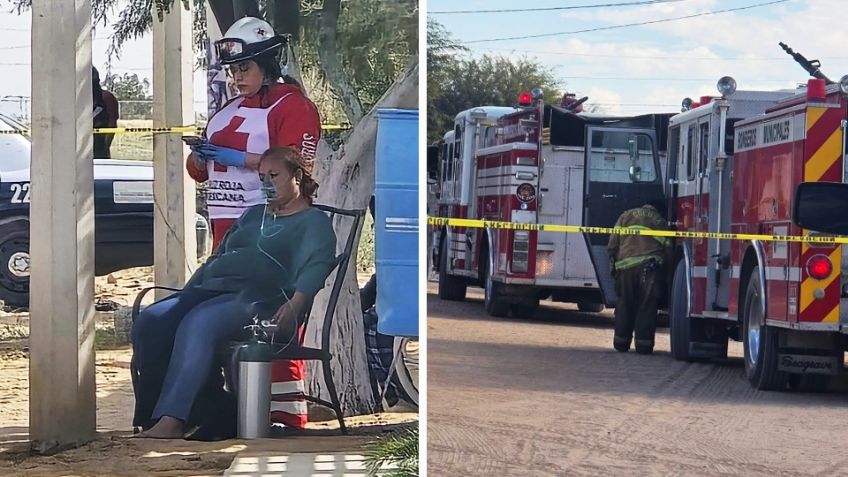 Tragedia al norte de Sonora: Mueren hermanos de 12 y 25 años tras fuerte incendio de vivienda