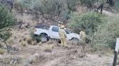Foto ilustrativa de la nota titulada: Pick up sufre volcadura en carretera Ures - Mazocahui; el chofer fue rescatado y hospitalizado
