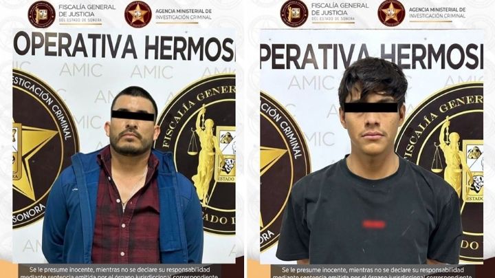Conducían el auto del crimen: Caen 'El Texano' y 'El Monchi' por desaparición en Hermosillo