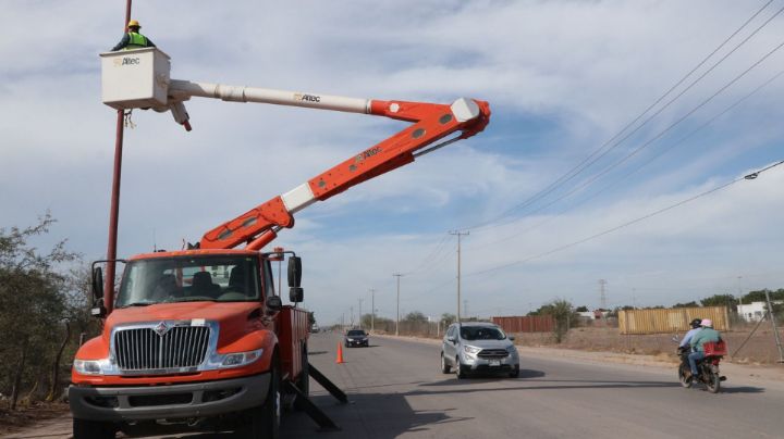 Ayuntamiento de Navojoa iluminará el periférico sur de la ciudad con nuevo alumbrado público