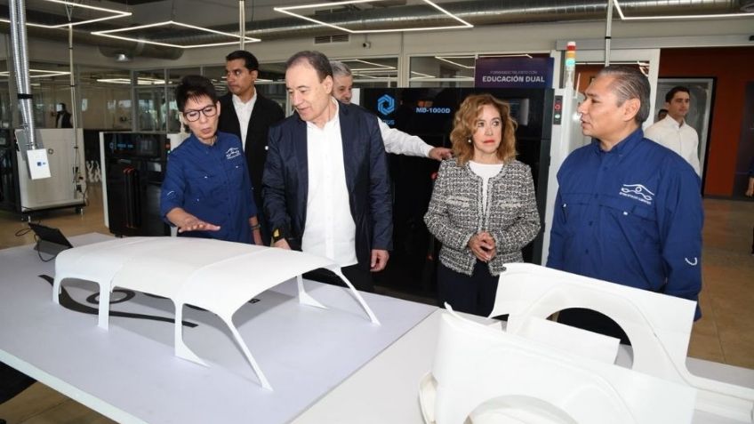 Alfonso Durazo supervisa los AVANCES del primer VEHÍCULO ELÉCTRICO que se construye en Sonora