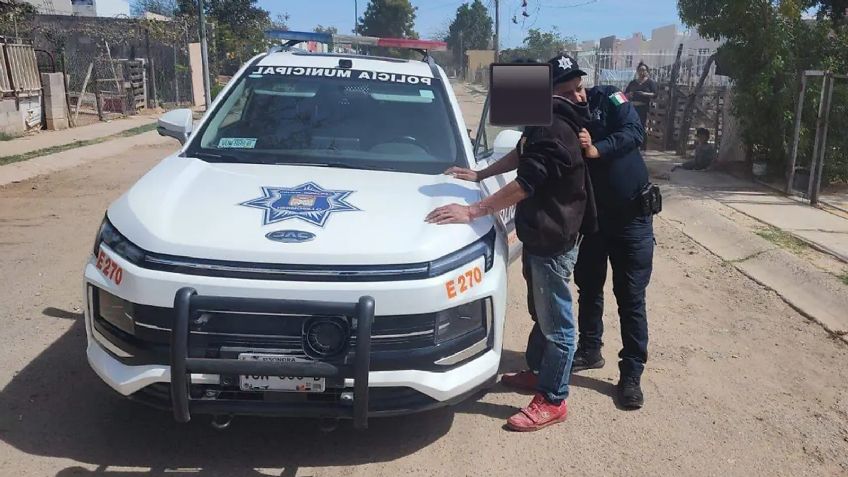 Cae hombre en Hermosillo por romper restricción y amenazar con incendiar la casa de su hija